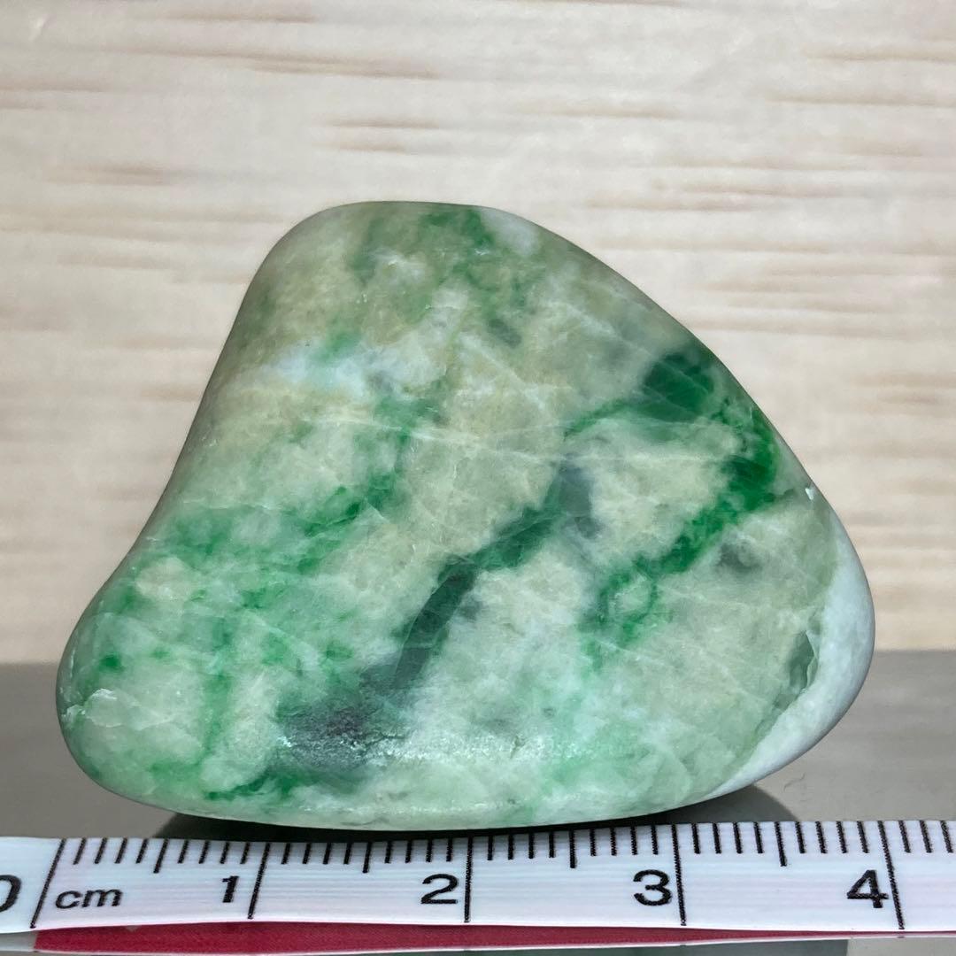 【Premium】糸魚川翡翠　海中翡翠　宝石質 ロウカン翠　原石　35.3ｇ