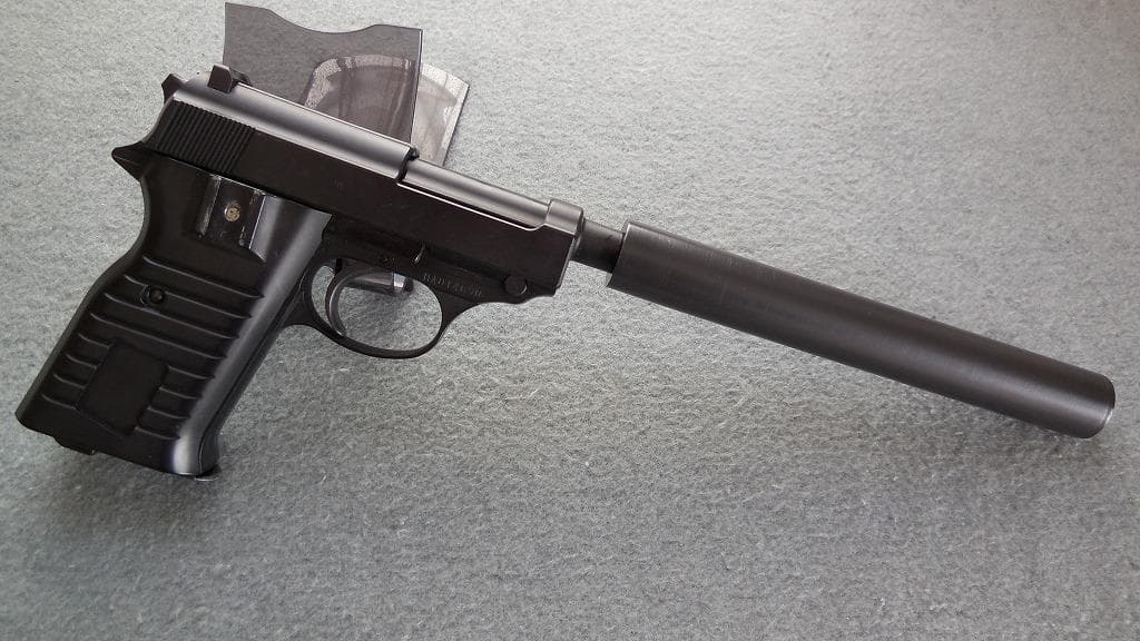 マルゼン　ワルサーP38　デタッチャブル専用　サイレンサー　オリジナル品