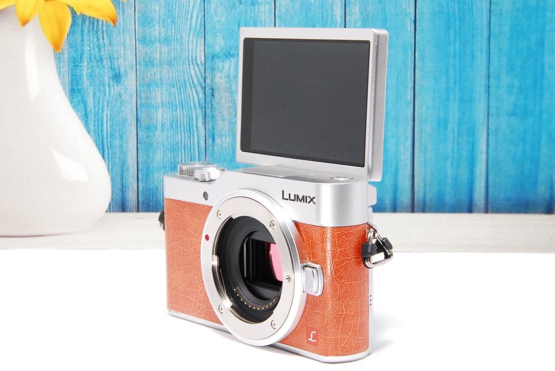 LUMIX GF9 オレンジ 4k SNS Wi-Fi チルト ミラーレス