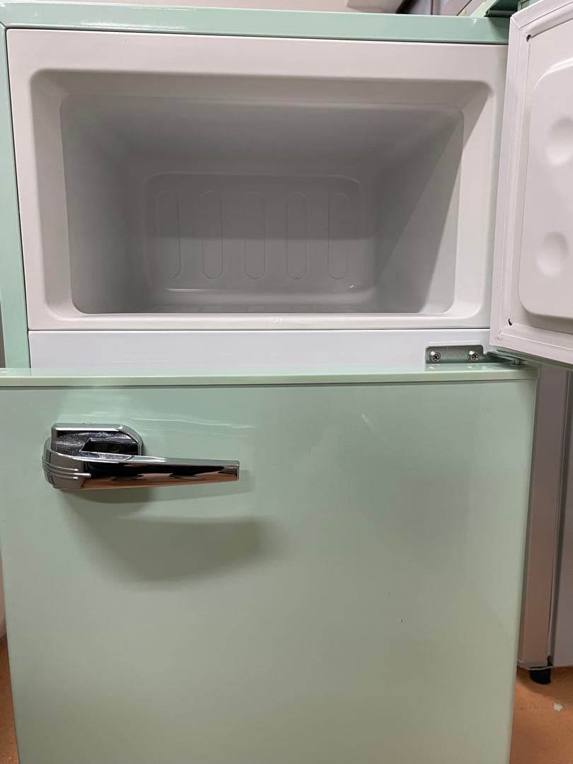 Grand Line 2ドアレトロ冷蔵庫 ARD-90LG 85L 動作確認済
