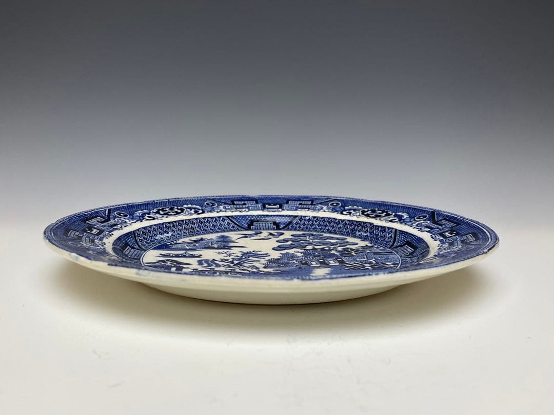 【洋食器】美しいデルフト　アンティーク　皿