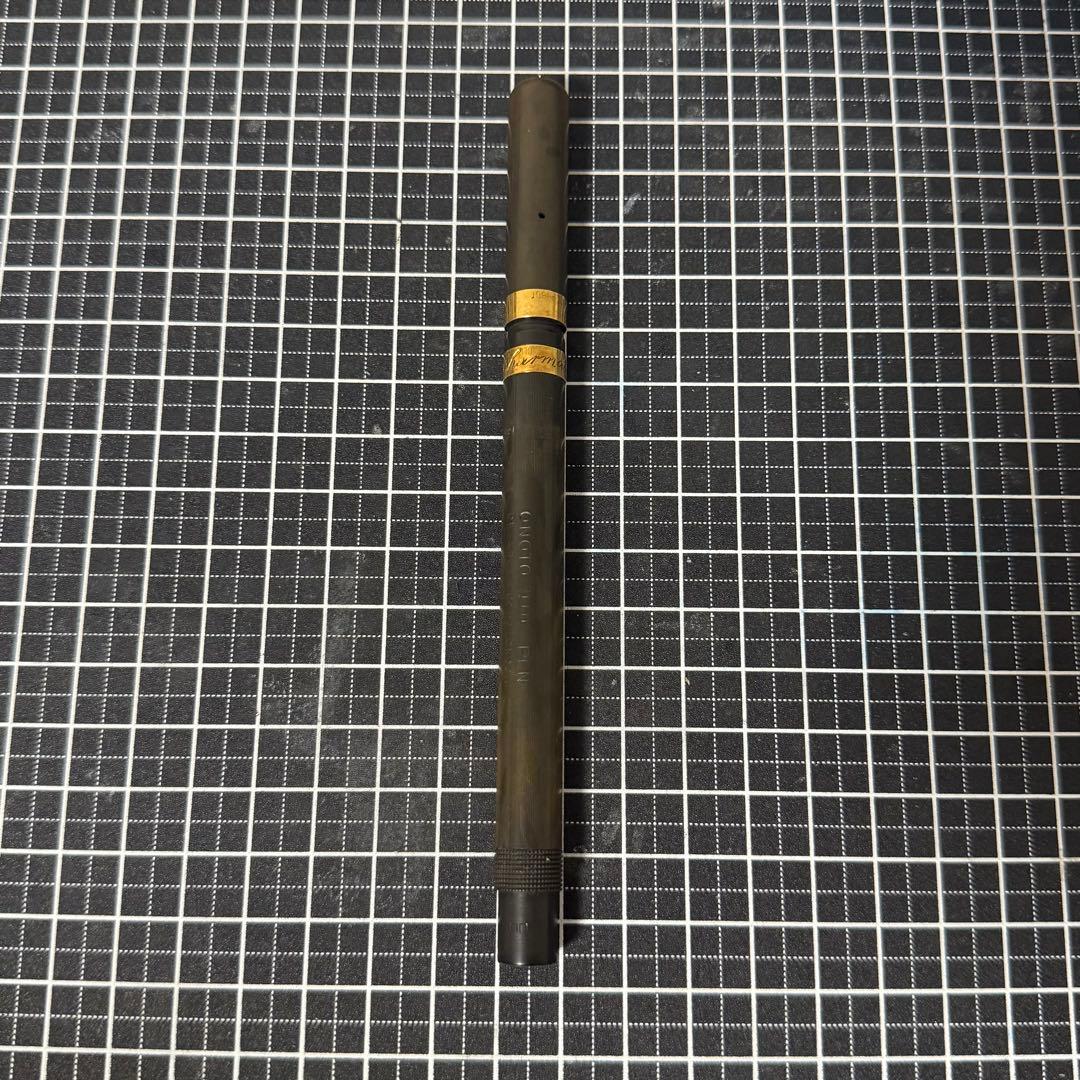 オノト 万年筆 プランジャー式 18金無垢バンド