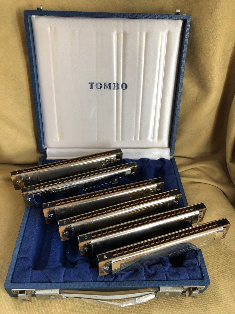 TOMBO ハーモニカA.C.D.E. F.G調 プレミアム 21穴 tones