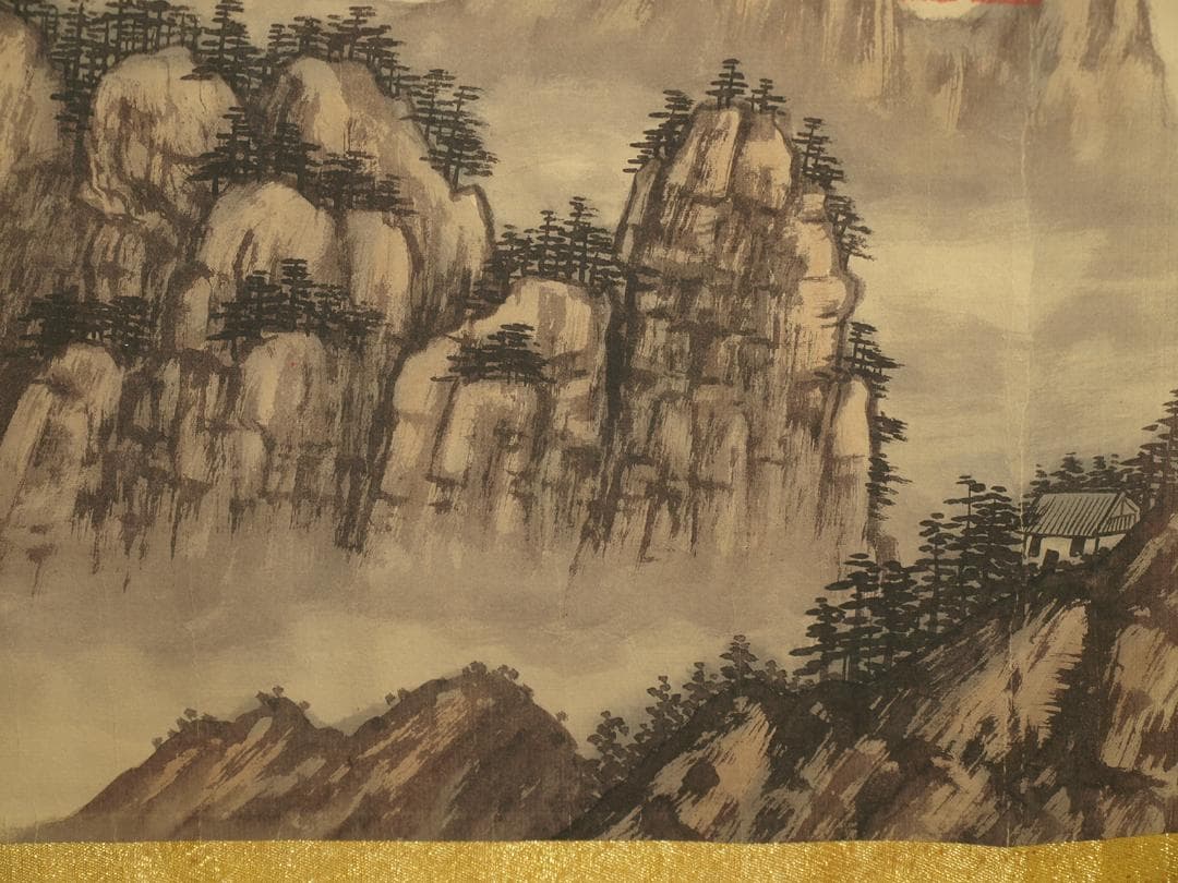 中国明時代の掛軸 激安骨董品 肉筆保証 博物館保管品 BD456A11-7