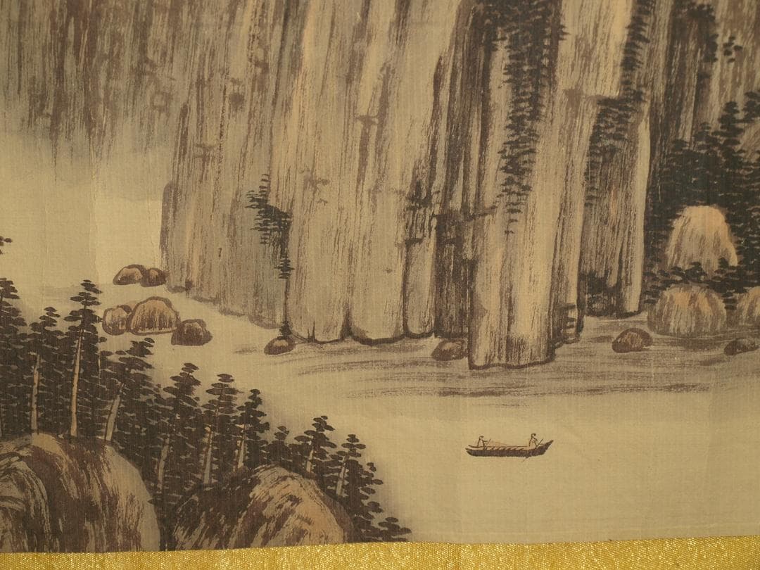 中国明時代の掛軸 激安骨董品 肉筆保証 博物館保管品 BD456A11-7