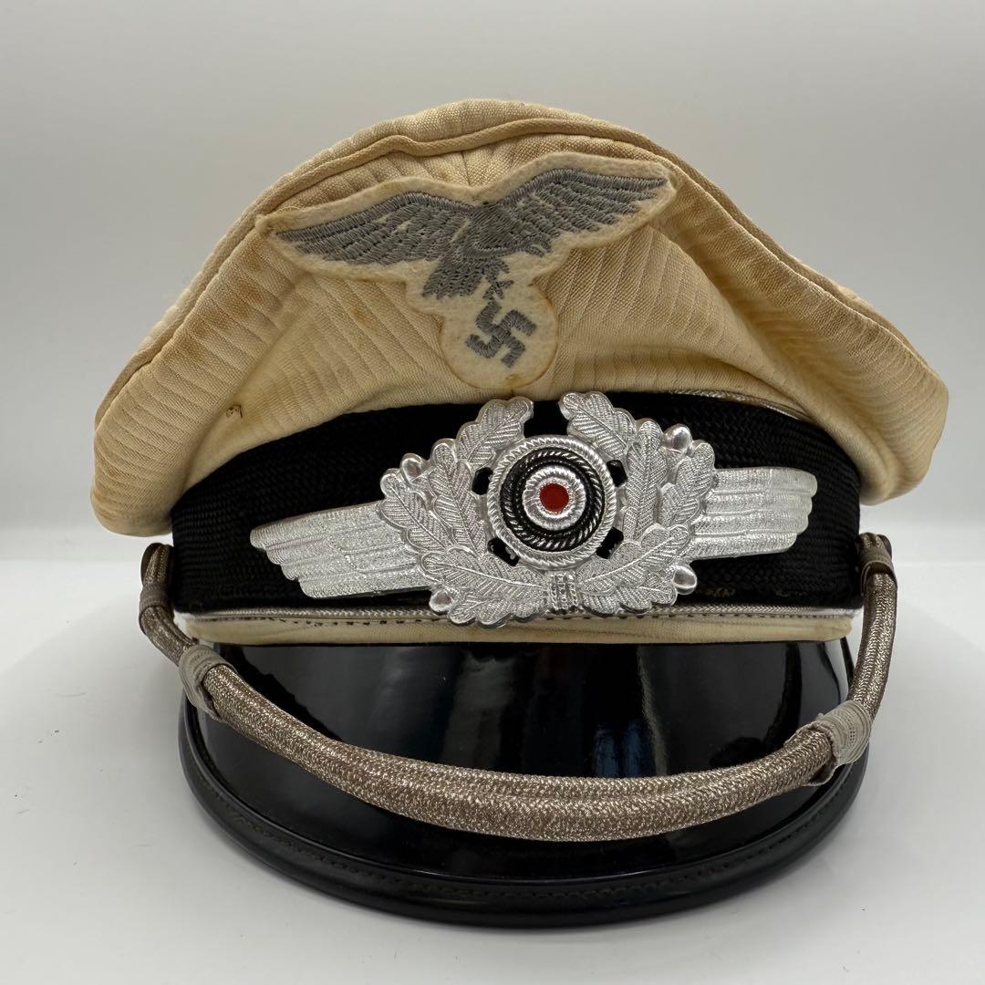 ⭐️希少⭐️ 空軍 士官用制帽 鷲章 58 白地 ヴィンテージ 軍物