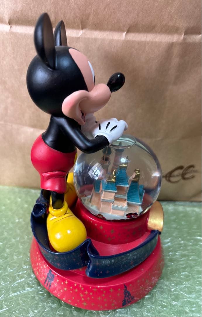 オルゴール ミッキー ディズニーランドパリ ミッキーマウスマーチ スノードーム
