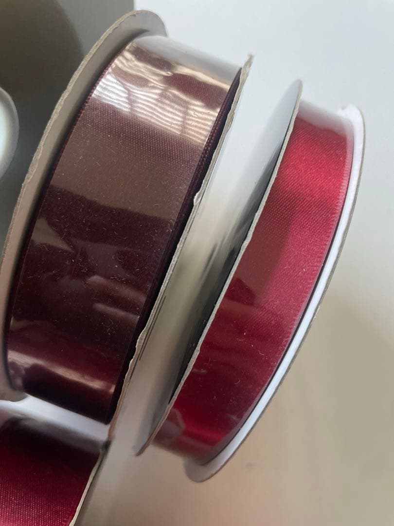 3万円相当！】サテンリボン レッド ボルドー 新品含む 6巻セット