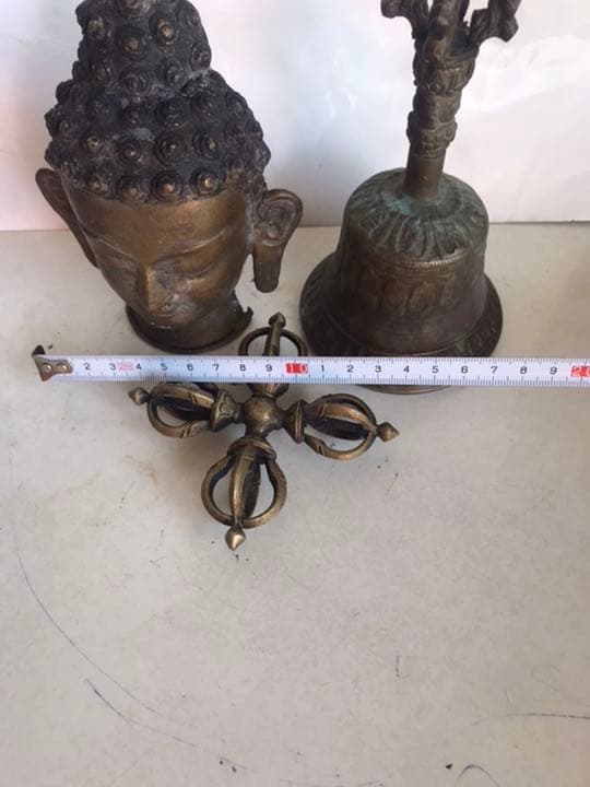 法器，真鍮製，古美術品