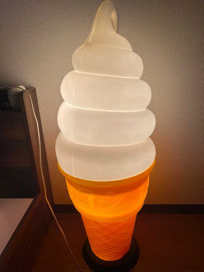 日世 ソフトクリーム看板 ディスプレイ 電飾看板ニッセイ NISSEI 日世