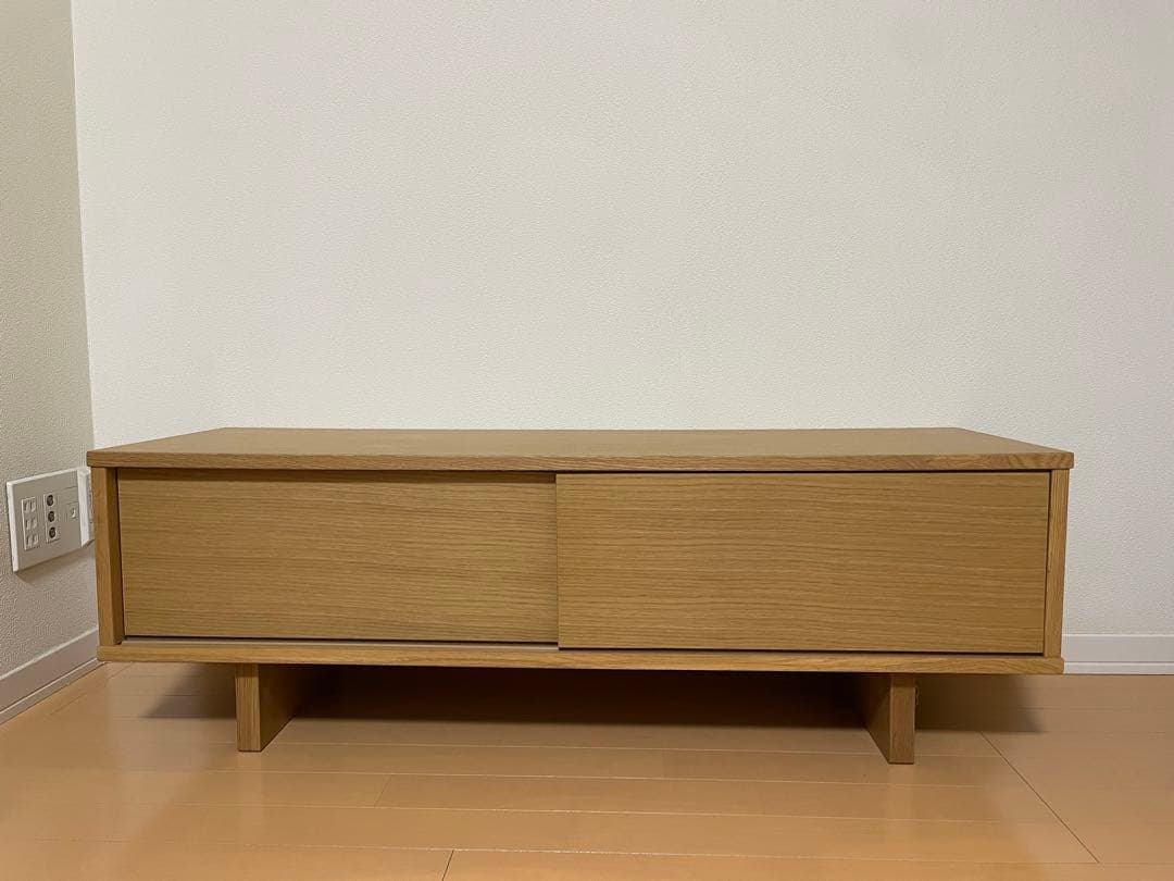 無印良品 テレビ台 テレビボード オーク材 AVラック 幅110cm