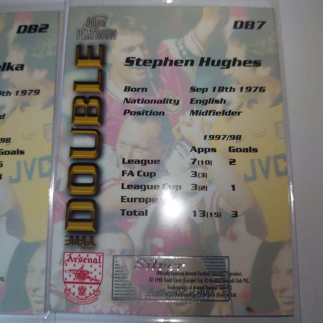 5枚セット Arsenal futera PLATINUM サッカーカード