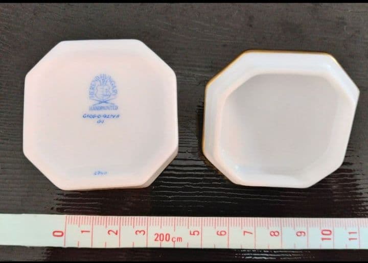 ヘレンド 干支 猪 亥 ウリボウ 瓜坊 ボンボ二エール 小物入れ 1点 八角