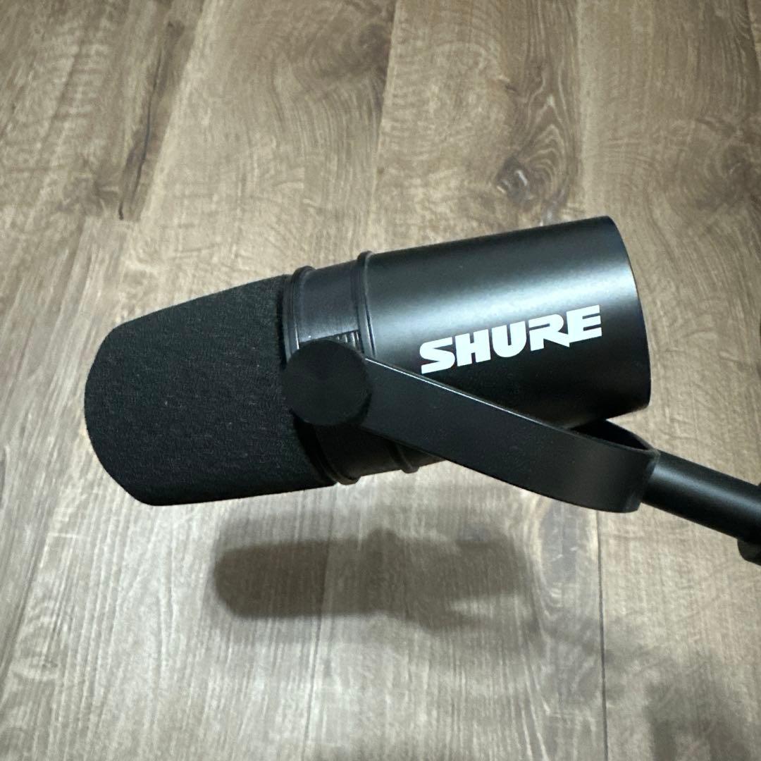 【美品】SHURE MV7X 【マイクアーム ケーブルセット】