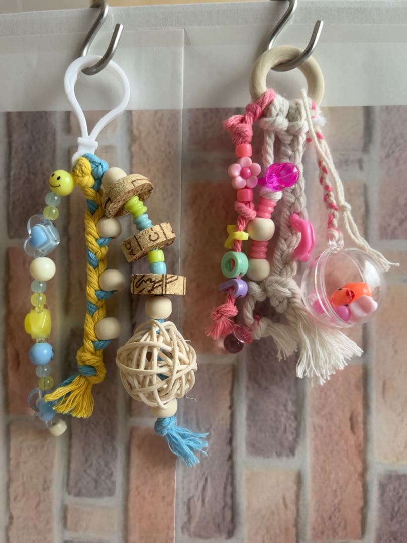 鳥おもちゃ インコのおもちゃ 木のじゃらじゃらマラカスマンチボール