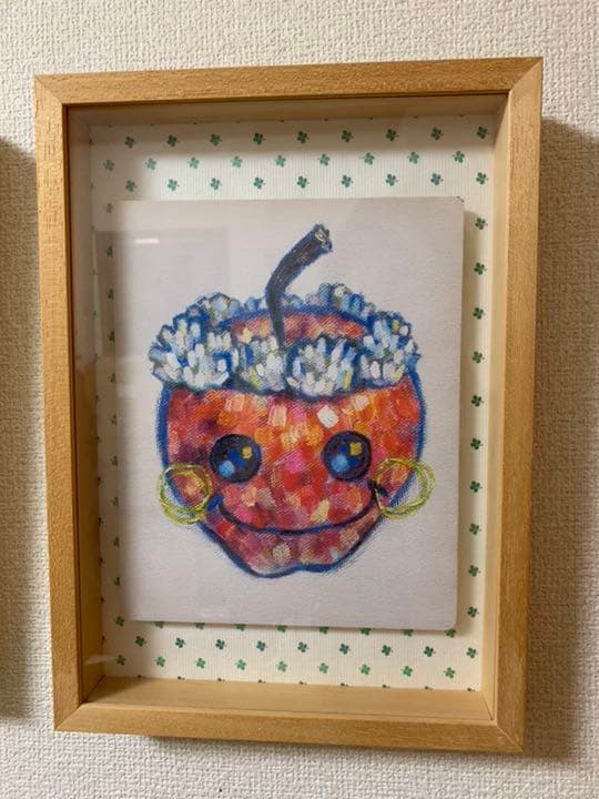 【希少品 】作者 直筆 肉筆 額入り 絵画 豪華２点セット