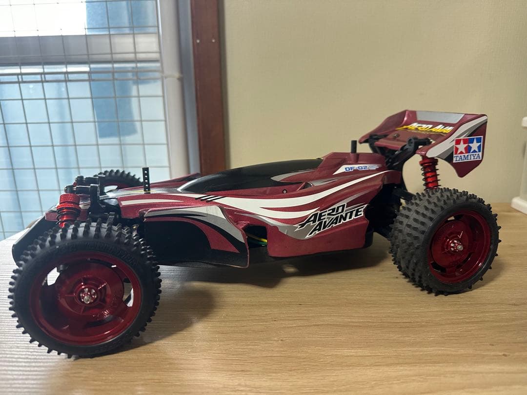 s*o様 タミヤ DF-02 エアロアバンテ RCカー 完成品 レッド