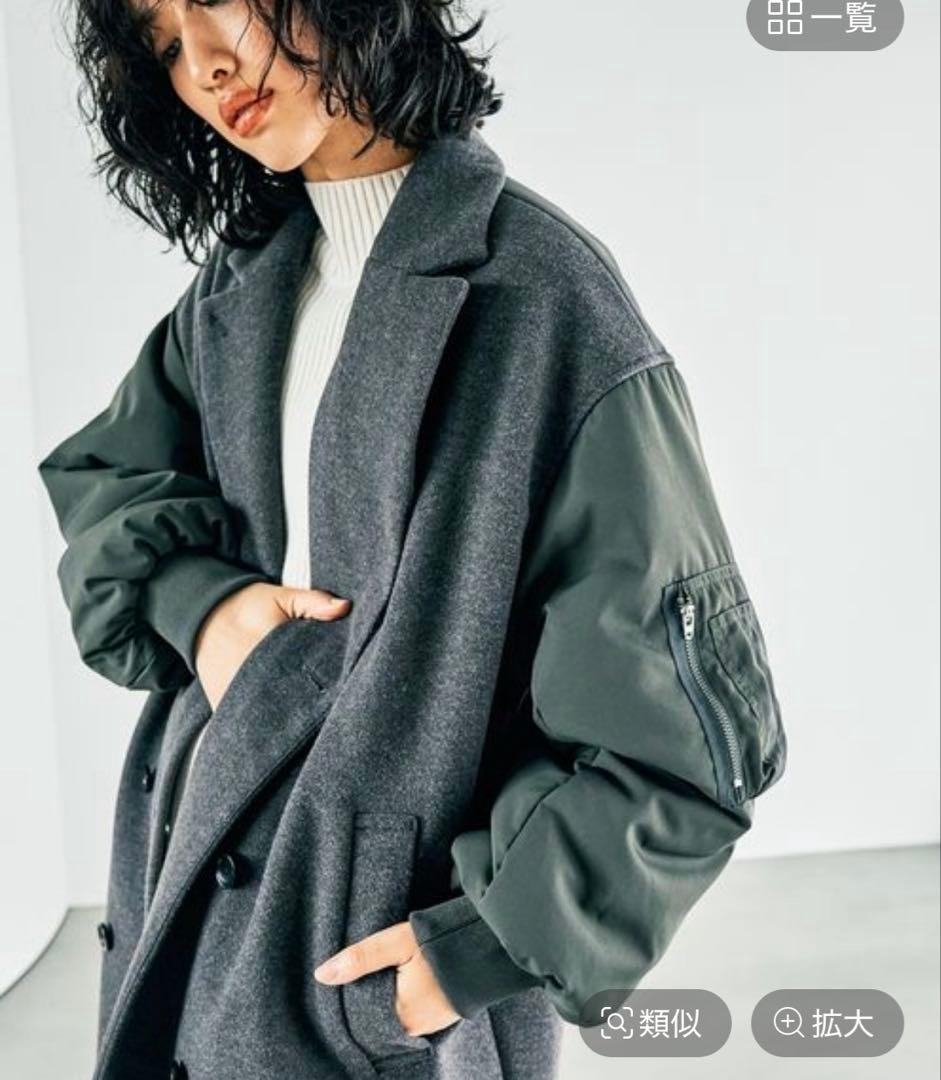 完売品！新品】レプシィムメルトンドッキングコート◇LEPSIM◇ロング