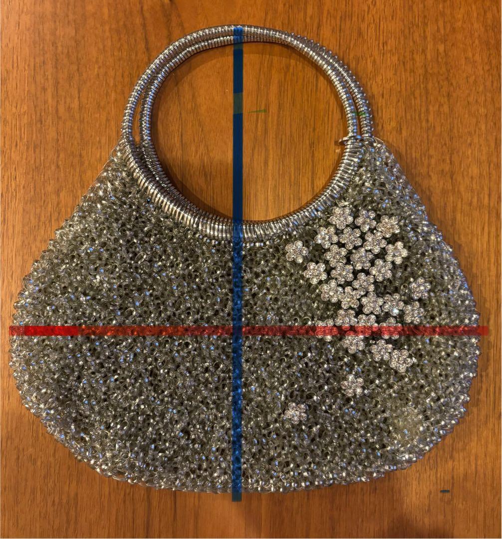 【美品】ANTEPRIMA アンテプリマ　ワイヤーバック　ビーズ装飾