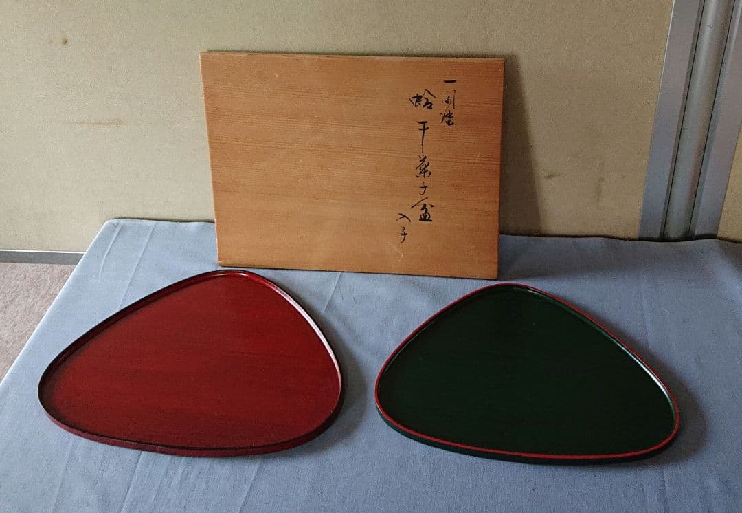 茶道具 表朔造 蛤干菓子盆