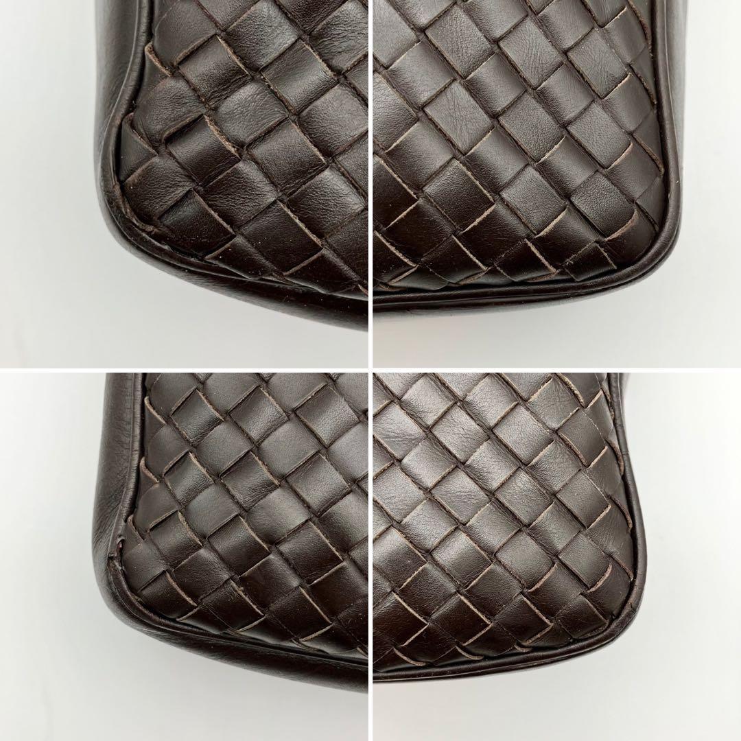 【美品】ボッテガヴェネタ　ビジネスバッグ　イントレチャート　鍵付き　ブラウン