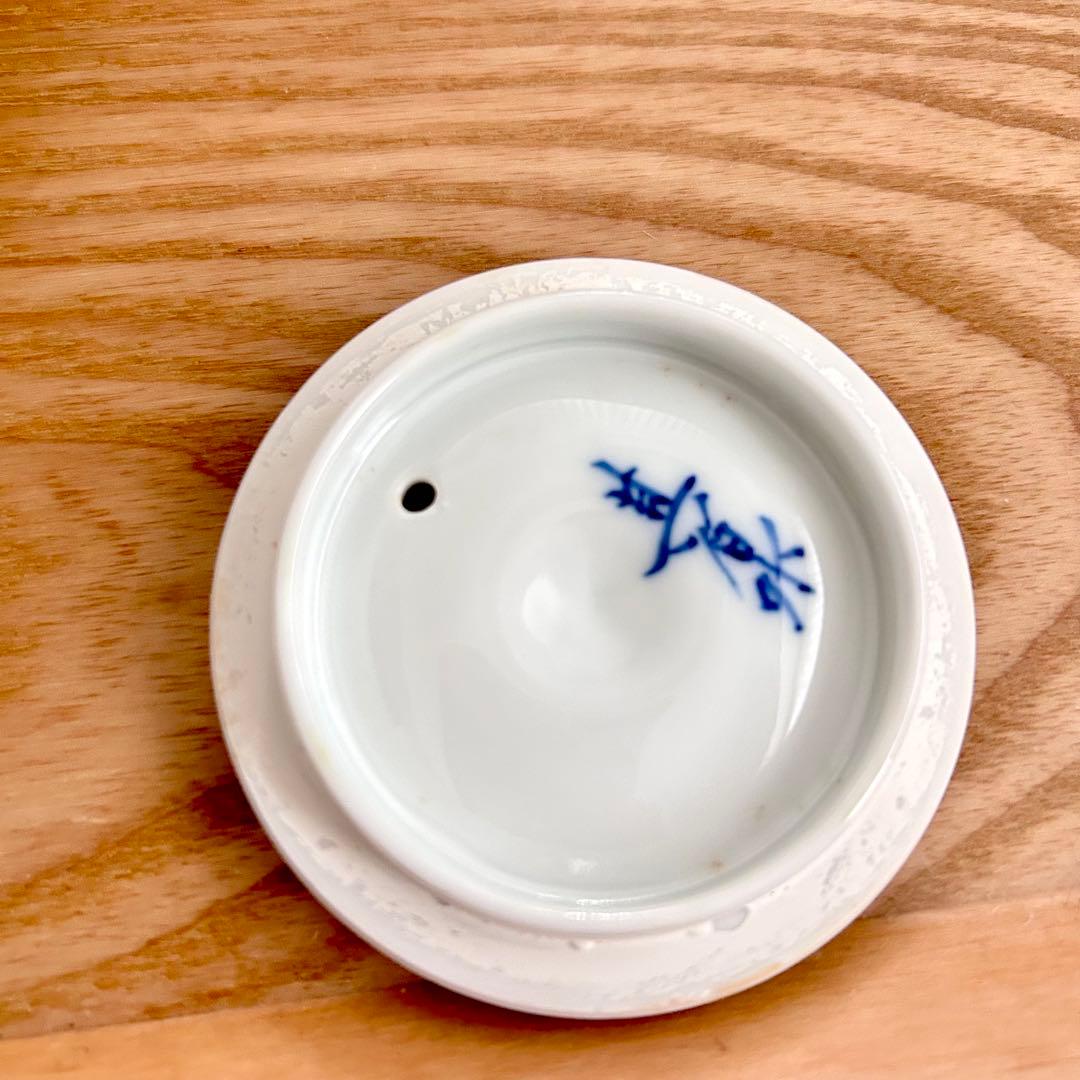 激レア✨ 其泉窯　有田焼　萌黄金欄手 茶器セット　急須1客　湯呑5客　金彩