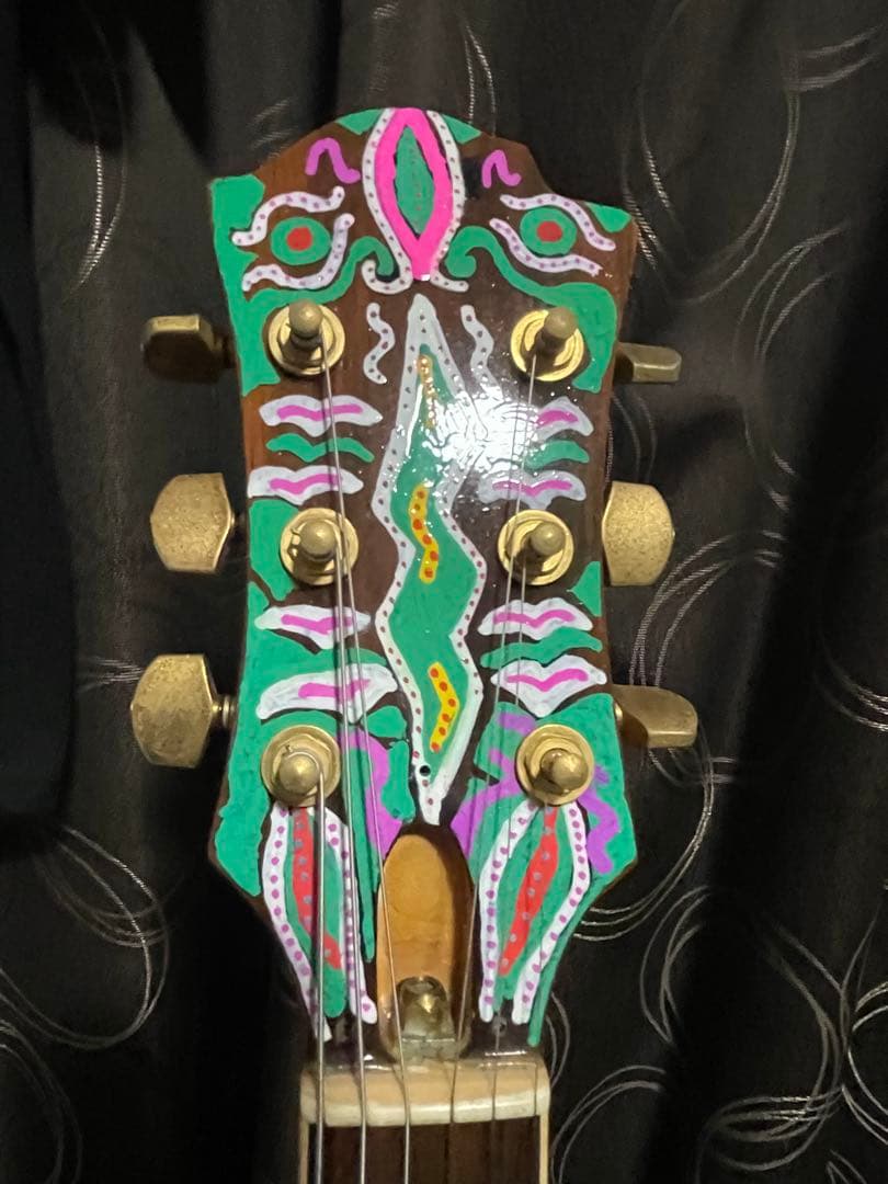 HIDEエレキギター サイケデリックペイント フェルナンデス