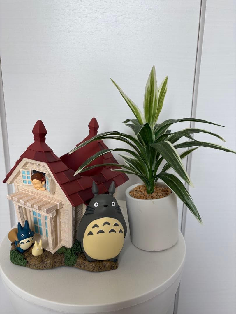 【美品】みんなの草壁家　となりのトトロ　ジオラマボックス(造花セット) ジブリ