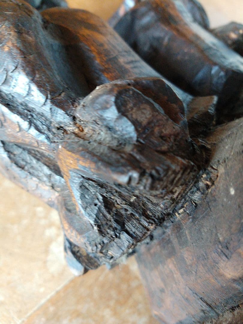 アメリカ アンティーク 木彫り PARA BR TOTA 96 - メルカリ