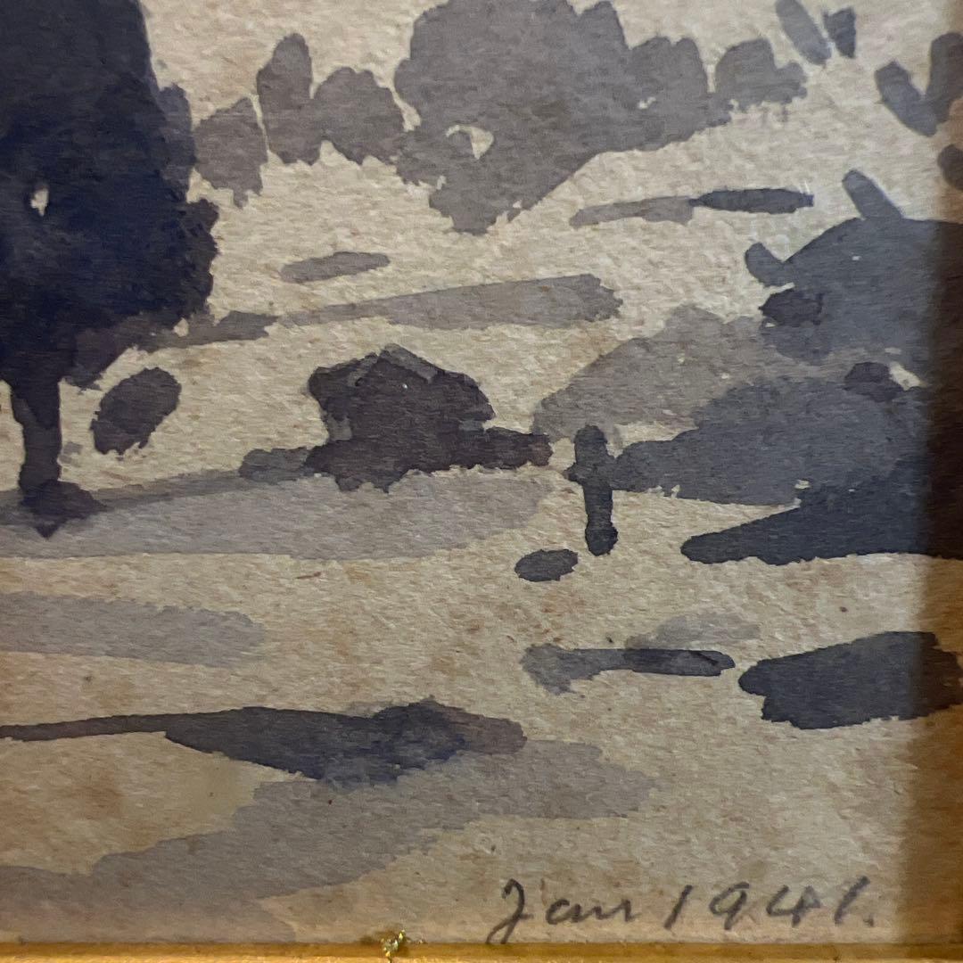 三宅克己 うまいなぁ 日動画廊