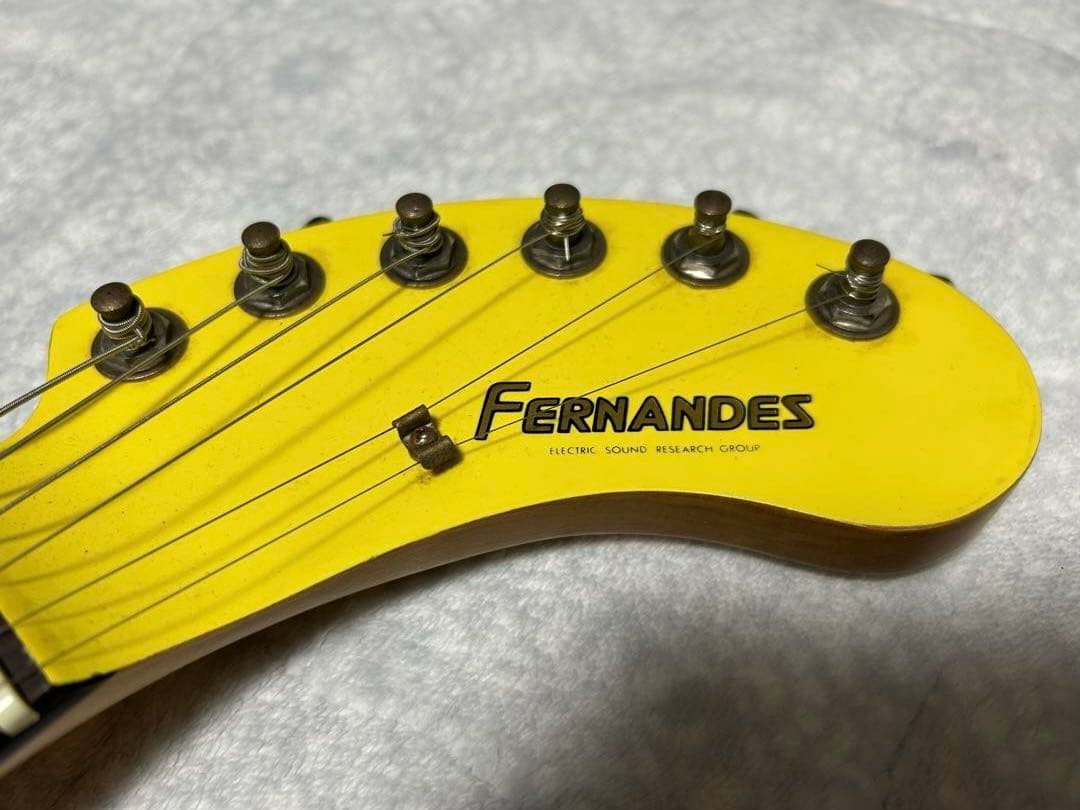 FERNANDES ZO-3 アンプ内蔵ミニギター イエロー 「ジャンク品」