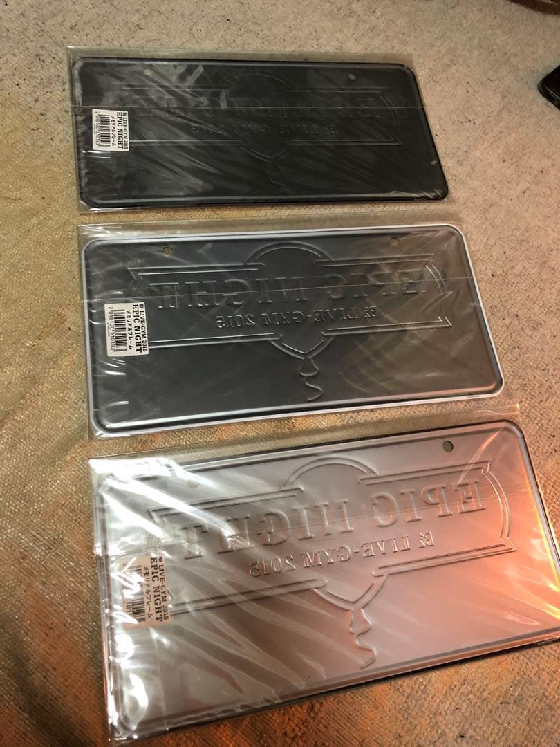 B'z 2015 EPIC NIGHT 2015 記念プレート 3枚セット　横浜