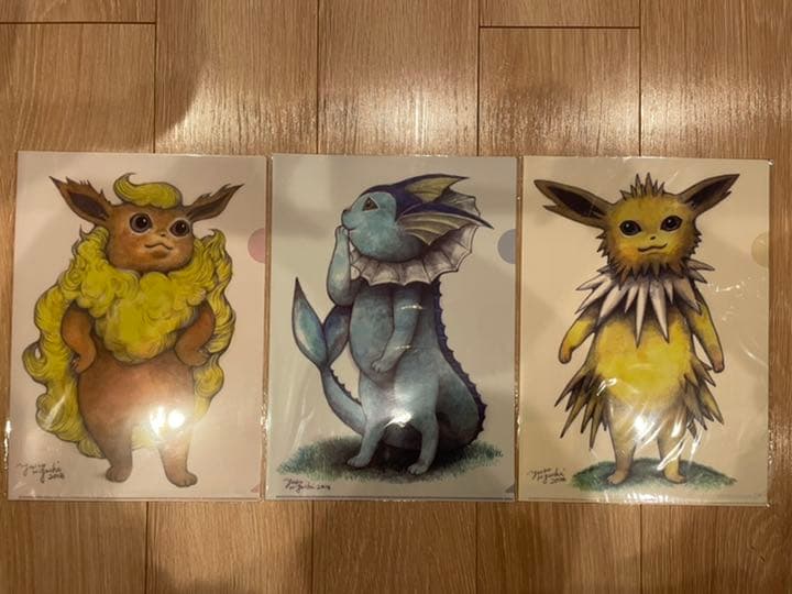 限定品 希少品】ヒグチユウコ イーブイ ブイズ コラボ クリアファイル