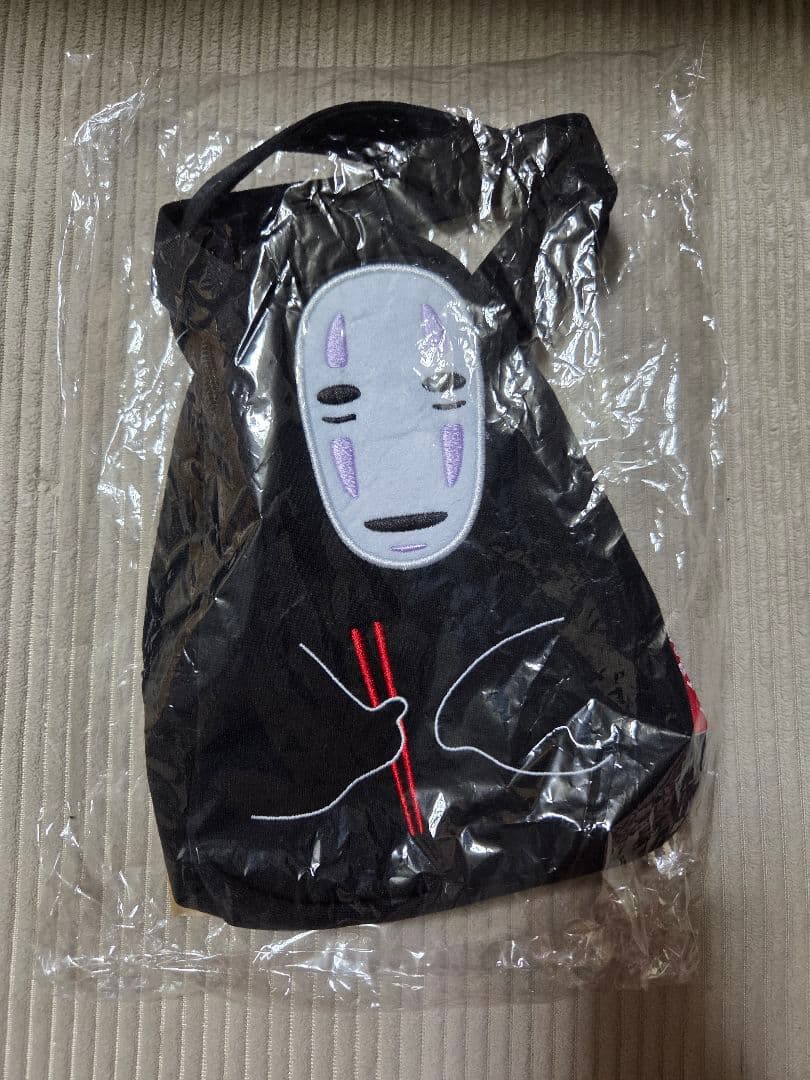 カオナシがまぐちとカオナシ手さげバック