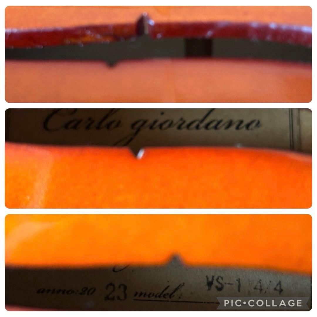 【未使用級】カルロジョルダーノ　バイオリン　VS-1 4/4 2023年