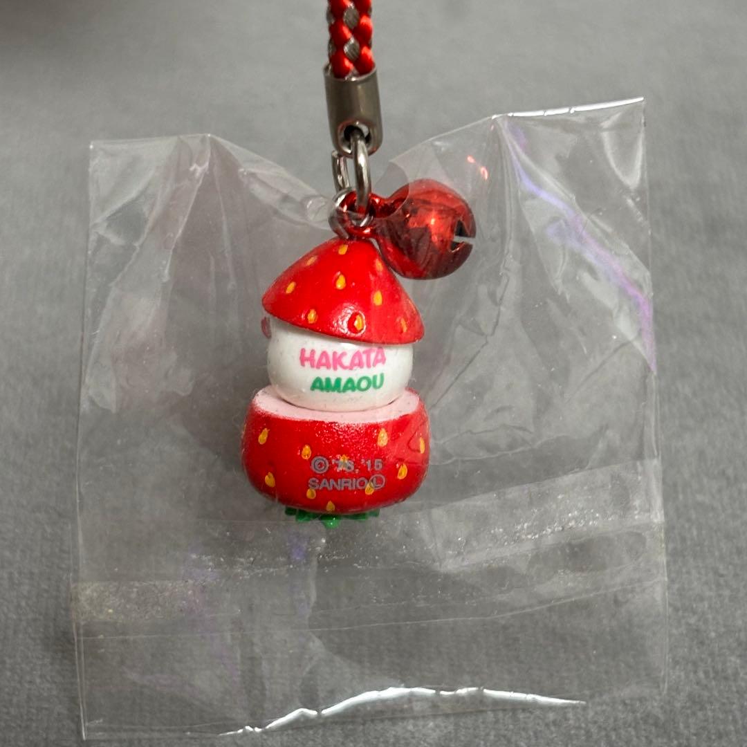博多あまおうキティ 根付け ご当地キティ レアデザイン 苺 いちご