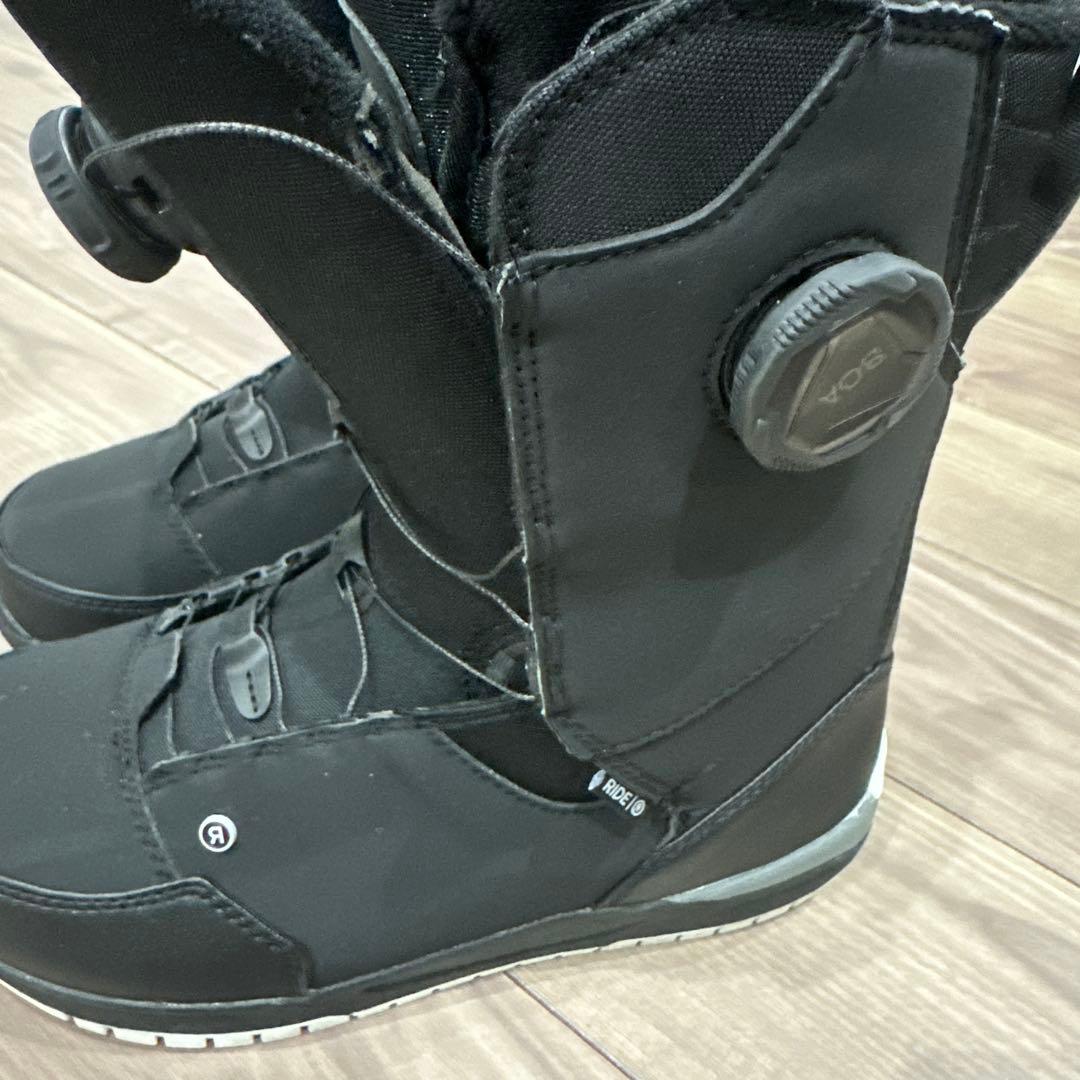 RIDEボアシステム スノーボードブーツ ブラック