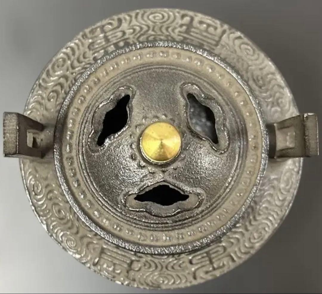 博堂製 高岡鋳器 昭和レトロ 三足鉄香炉 - メルカリ