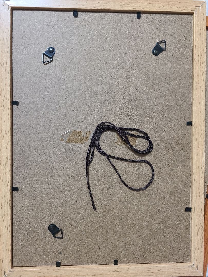 神奈川沖浪裏 ４枚 赤富士４枚　額縁クリーム色