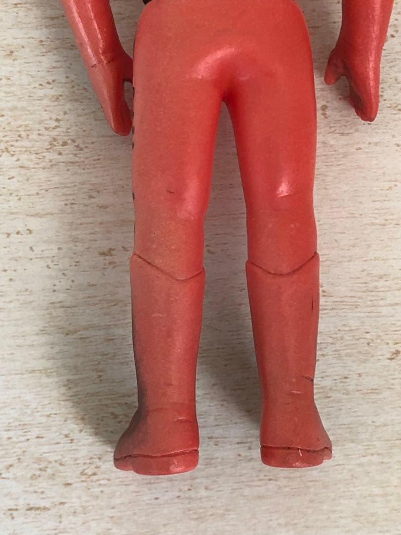 レインボーマン ダッシュ2 炎の化身 ソフビ 無版権 パチ 当時物