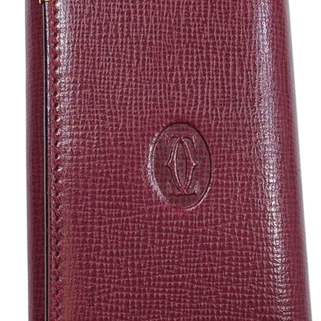 カルティエ マストライン 6連キーケース ボルドー L3000156 送料無料