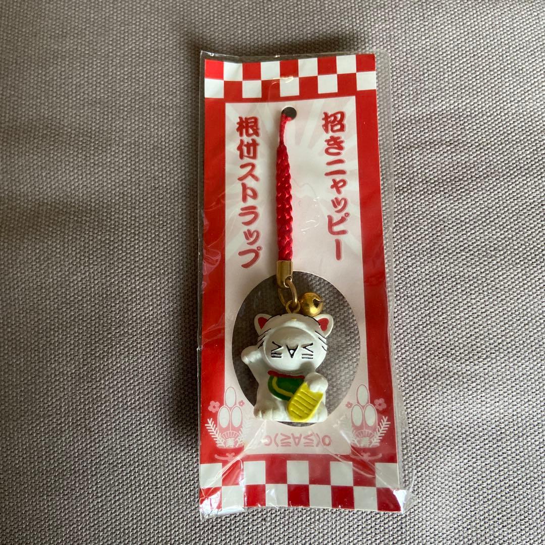 未開封】アンティック珈琲店レアグッズニャッピー県民ストラップアンカフェ