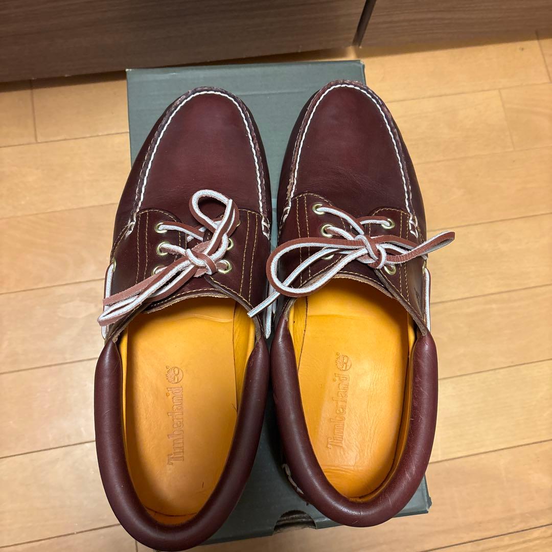 ティンバーランド　スリーアイ　クラッシックラグ　バーガンディー