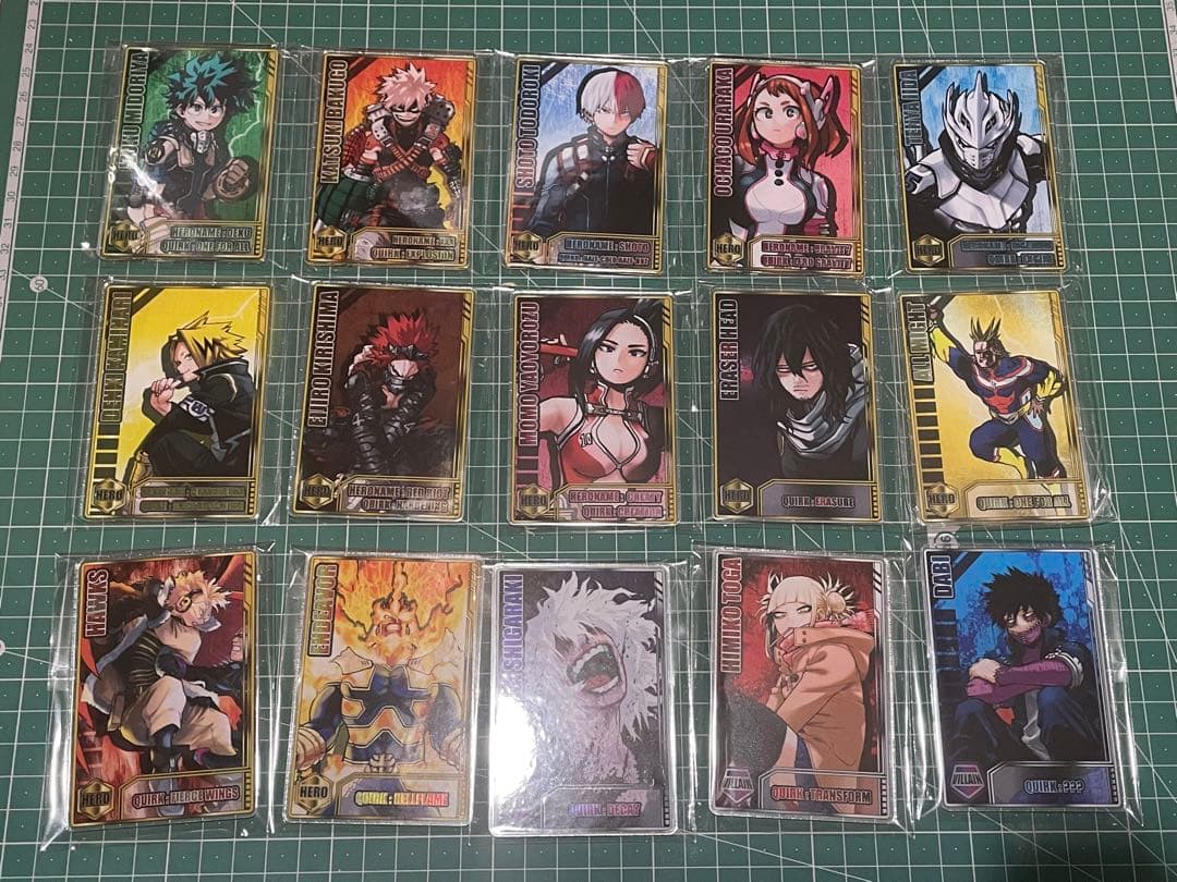 ヒロアカ ステータスカードコレクション 全種セット ジャンプショップ