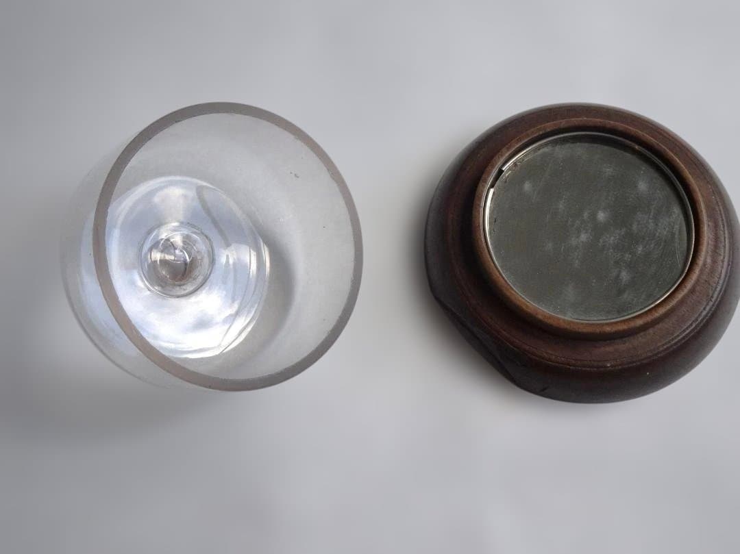 ガラスドーム 時計の修理用具 アンティーク