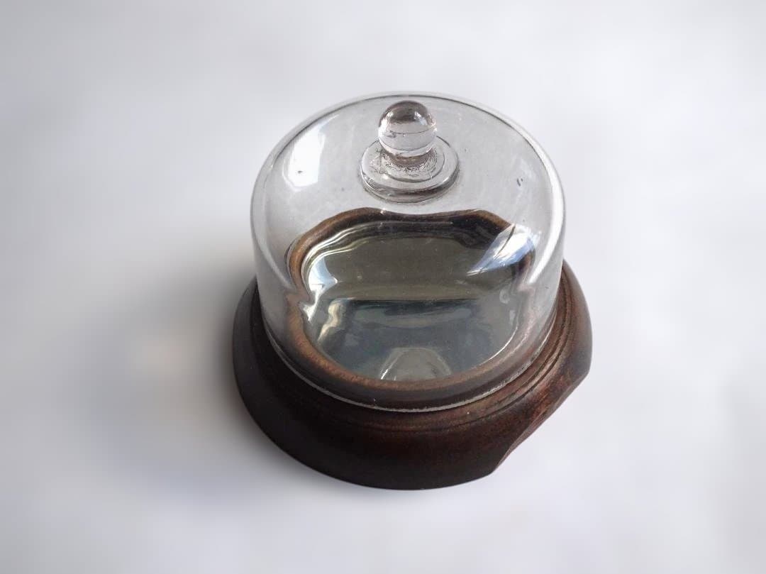 ガラスドーム 時計の修理用具 アンティーク