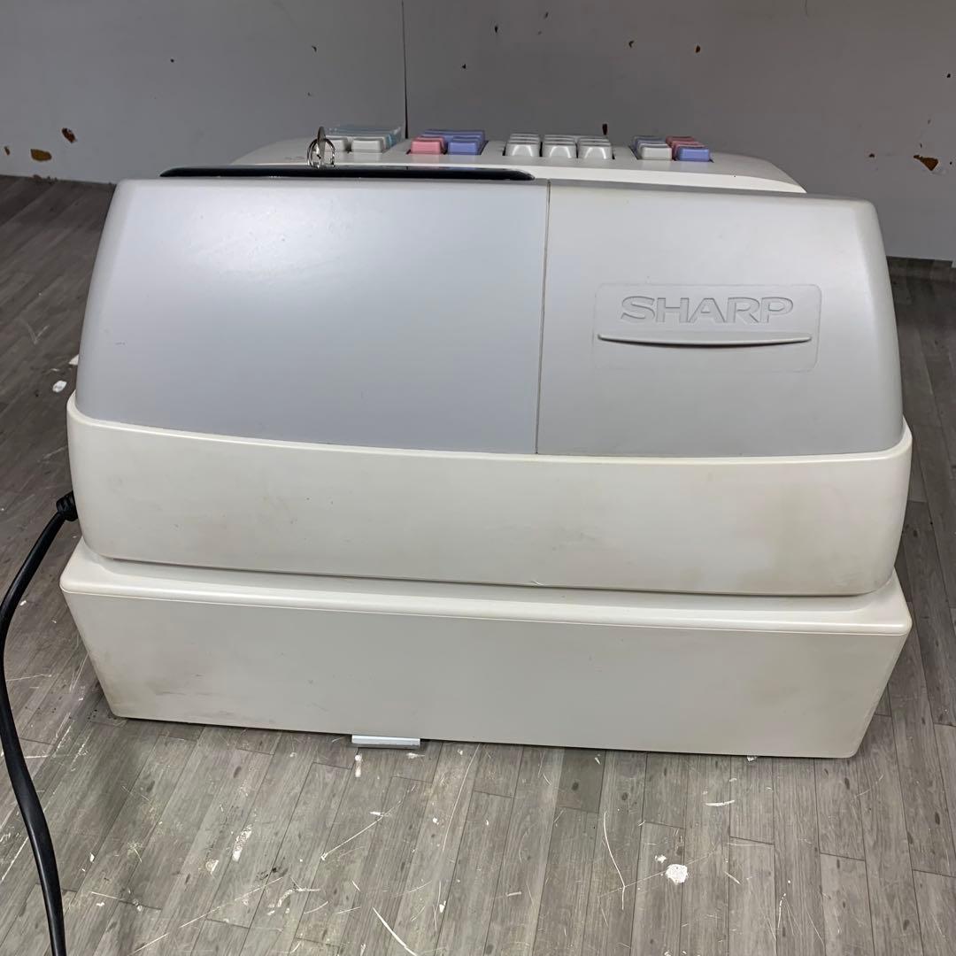 SHARP 電子レジスター XE-A127 店舗用品 レジ ドロワーキー無し