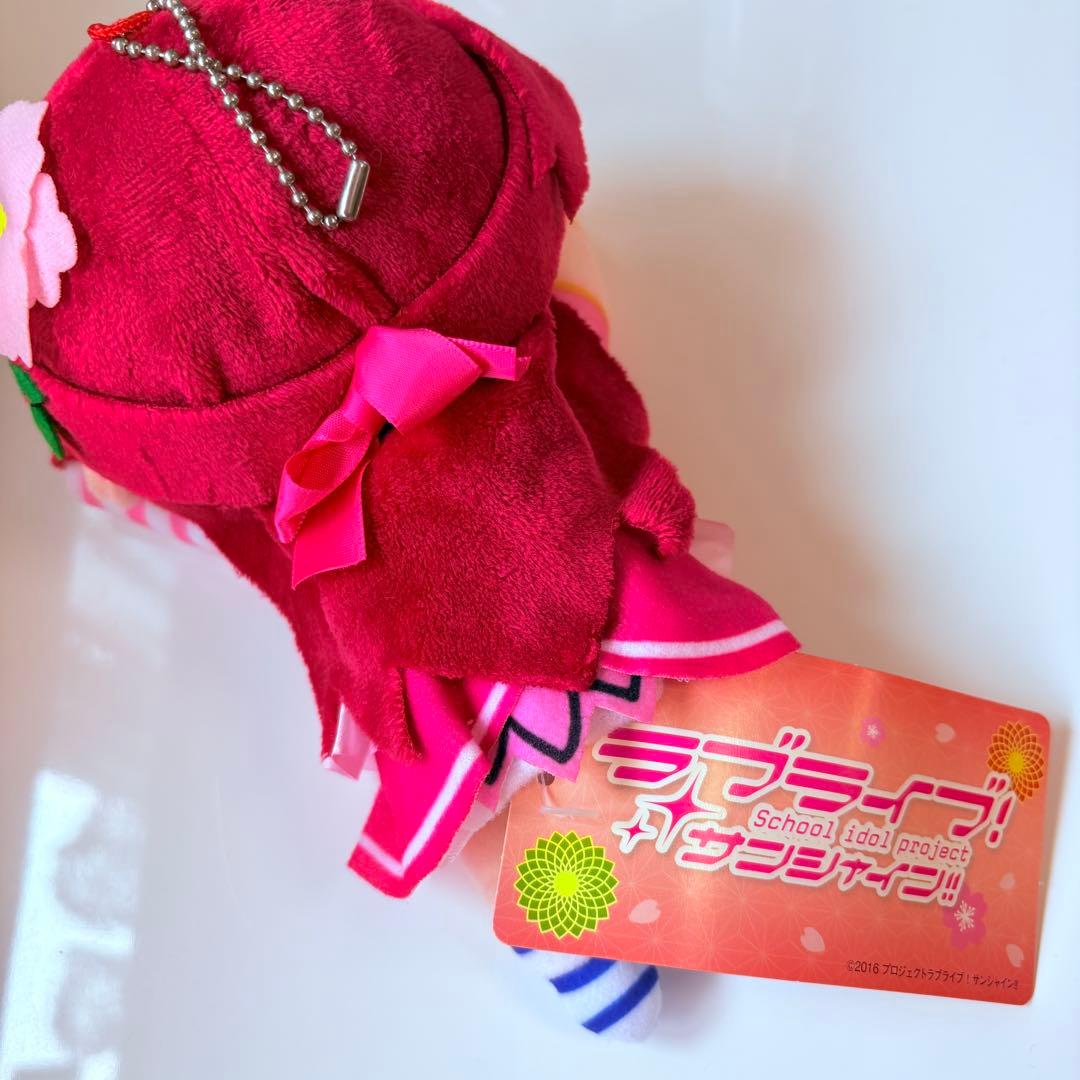 ラブライブ サンシャイン 寝そべり ぬいぐるみ マスコット キーホルダー 梨子