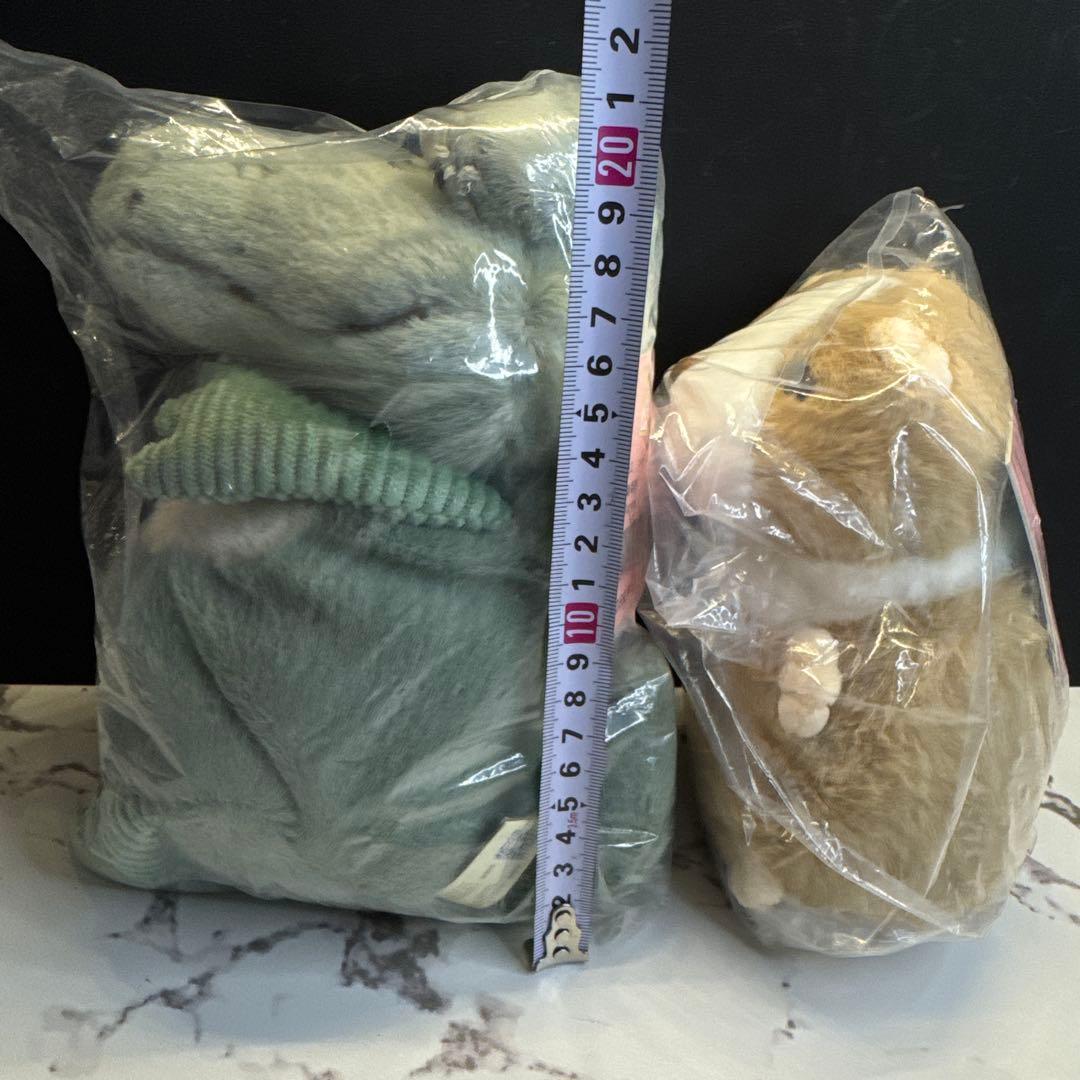 【新品未使用】GABRIEL ぬいぐるみ　ワニ　ハムスター　2体セット