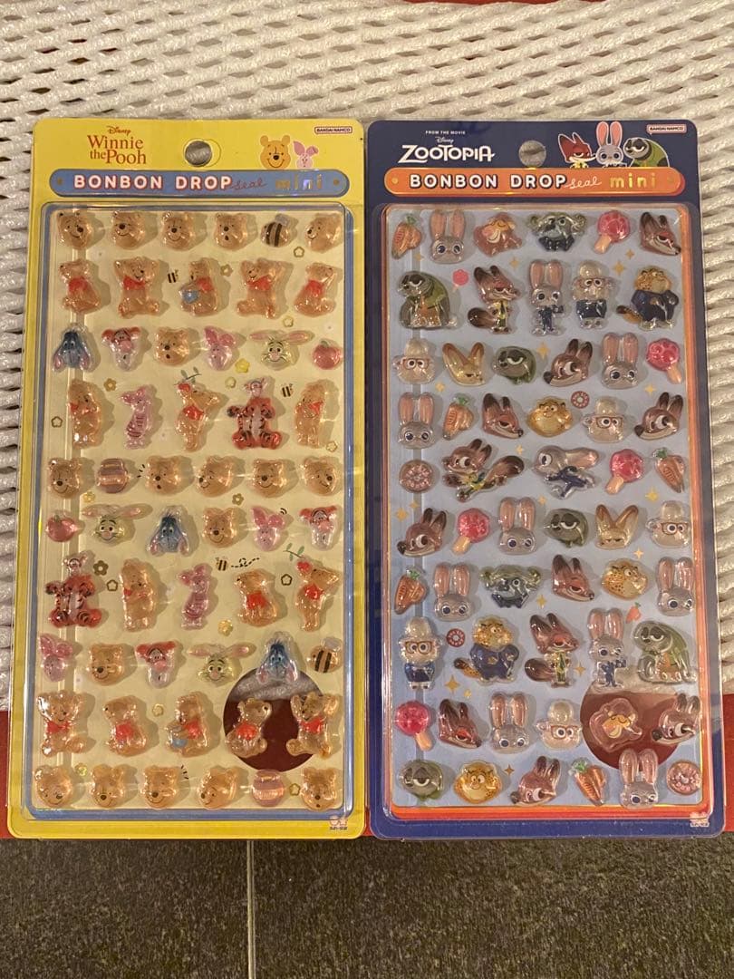 正規品 ボンボンドロップシール ディズニー たまごっちたまもりしーる 8枚組